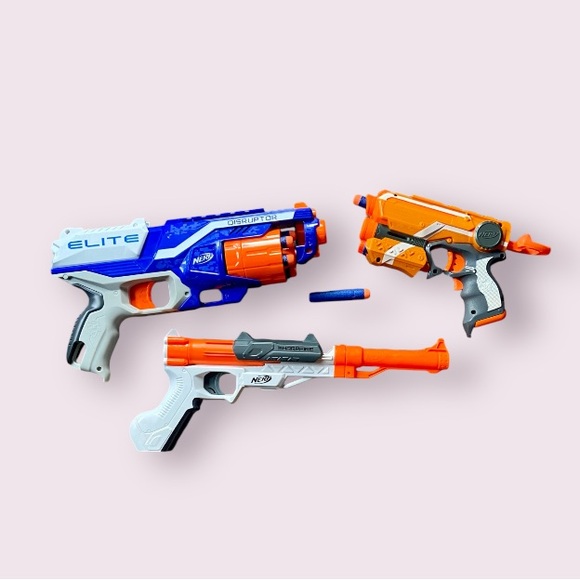 Nerf Bundle - Elite FireStrike, Elite Disruptor and SharpFire